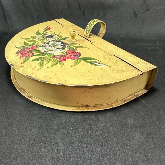 Vintage 1970s Toleware Crumb Tray Silent Butler Not Cleaned Afraid to Mess up‎ - Picture 10 of 14
